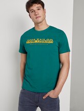 T-Shirt mit Schrift-Print - Männer - ever green T-Shirt mit Schrift-Print - Männer - ever green - 5 - TOM TAILOR