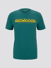 T-Shirt mit Schrift-Print - Männer - ever green T-Shirt mit Schrift-Print - Männer - ever green - 7 - TOM TAILOR