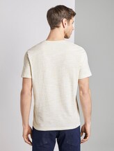 Gestreiftes T-Shirt - Männer - yellow fine inject stripe Gestreiftes T-Shirt - Männer - yellow fine inject stripe - 2 - TOM TAILOR