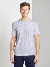 Gestreiftes T-Shirt - Männer - navy fine inject stripe Gestreiftes T-Shirt - Männer - navy fine inject stripe - 1 - TOM TAILOR