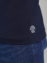 T-Shirt mit Rippblende am Ausschnitt - Männer - Sky Captain Blue T-Shirt mit Rippblende am Ausschnitt - Männer - Sky Captain Blue - 10 - TOM TAILOR