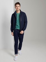 Waffle T-Shirt - Männer - teal waffle stripe Waffle T-Shirt - Männer - teal waffle stripe - 3 - TOM TAILOR