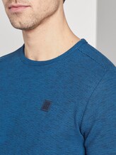 T-Shirt mit Waffel-Struktur - Männer - blue navy waffle stripe T-Shirt mit Waffel-Struktur - Männer - blue navy waffle stripe - 9 - TOM TAILOR