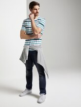 Gestreiftes T-Shirt - Männer - teal printed stripe Gestreiftes T-Shirt - Männer - teal printed stripe - 3 - TOM TAILOR