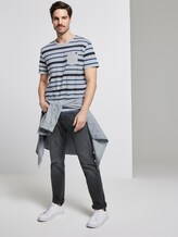 Gestreiftes T-Shirt - Männer - navy printed stripe Gestreiftes T-Shirt - Männer - navy printed stripe - 3 - TOM TAILOR
