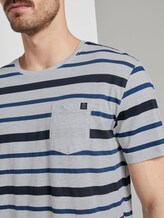 Gestreiftes T-Shirt - Männer - navy printed stripe Gestreiftes T-Shirt - Männer - navy printed stripe - 9 - TOM TAILOR
