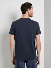T-shirt in a washed look - Men - Sky Captain Blue T-shirt in a washed look - Men - Sky Captain Blue - 2 - TOM TAILOR