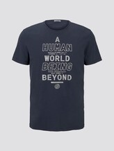T-shirt in a washed look - Men - Sky Captain Blue T-shirt in a washed look - Men - Sky Captain Blue - 7 - TOM TAILOR