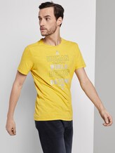 T-Shirt im Washed-Look - Männer - Californian Yellow T-Shirt im Washed-Look - Männer - Californian Yellow - 5 - TOM TAILOR