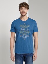T-Shirt im Washed-Look - Männer - victory blue T-Shirt im Washed-Look - Männer - victory blue - 1 - TOM TAILOR