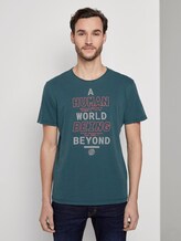 Wave T-Shirt - Männer - deep pond green Wave T-Shirt - Männer - deep pond green - 1 - TOM TAILOR