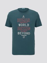 Wave T-Shirt - Männer - deep pond green Wave T-Shirt - Männer - deep pond green - 7 - TOM TAILOR
