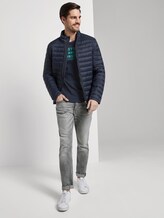 Langarmshirt mit Schrift-Print - Männer - Sky Captain Blue Langarmshirt mit Schrift-Print - Männer - Sky Captain Blue - 3 - TOM TAILOR