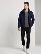 Langarmshirt mit Underlayer - Männer - navy waffle stripe Langarmshirt mit Underlayer - Männer - navy waffle stripe - 3 - TOM TAILOR