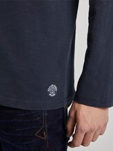 Langarmshirt im Washed-Look - Männer - Sky Captain Blue Langarmshirt im Washed-Look - Männer - Sky Captain Blue - 10 - TOM TAILOR