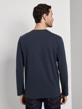 Langarmshirt im Washed-Look - Männer - Sky Captain Blue Langarmshirt im Washed-Look - Männer - Sky Captain Blue - 2 - TOM TAILOR