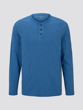 Longsleeve in gewassen look - Männer - victory blue Longsleeve in gewassen look - Männer - victory blue - 7 - TOM TAILOR