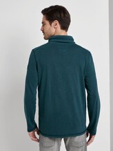 Langarmshirt mit Schlauchkragen - Männer - deep pond green Langarmshirt mit Schlauchkragen - Männer - deep pond green - 2 - TOM TAILOR