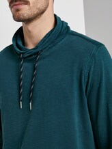 Langarmshirt mit Schlauchkragen - Männer - deep pond green Langarmshirt mit Schlauchkragen - Männer - deep pond green - 9 - TOM TAILOR