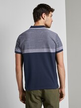 Gestreiftes Poloshirt - Männer - Sky Captain Blue Gestreiftes Poloshirt - Männer - Sky Captain Blue - 2 - TOM TAILOR