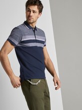 Gestreiftes Poloshirt - Männer - Sky Captain Blue Gestreiftes Poloshirt - Männer - Sky Captain Blue - 5 - TOM TAILOR