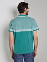 Gestreiftes Poloshirt - Männer - ever green Gestreiftes Poloshirt - Männer - ever green - 2 - TOM TAILOR