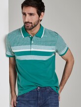 Gestreiftes Poloshirt - Männer - ever green Gestreiftes Poloshirt - Männer - ever green - 5 - TOM TAILOR