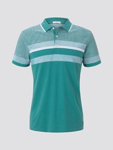 Gestreiftes Poloshirt - Männer - ever green Gestreiftes Poloshirt - Männer - ever green - 7 - TOM TAILOR