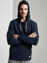 Hoodie in Washed-Look - Männer - Sky Captain Blue Hoodie in Washed-Look - Männer - Sky Captain Blue - 5 - TOM TAILOR