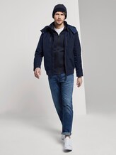 Sweatjacke mit Stehkragen - Männer - Sky Captain Blue Sweatjacke mit Stehkragen - Männer - Sky Captain Blue - 3 - TOM TAILOR