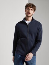 Sweatjacke mit Stehkragen - Männer - Sky Captain Blue Sweatjacke mit Stehkragen - Männer - Sky Captain Blue - 5 - TOM TAILOR