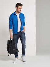 Sweatjacke mit Stehkragen - Männer - victory blue Sweatjacke mit Stehkragen - Männer - victory blue - 3 - TOM TAILOR
