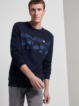 Sweatshirt mit Print - Männer - Sky Captain Blue Sweatshirt mit Print - Männer - Sky Captain Blue - 5 - TOM TAILOR Denim