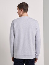 Sweatshirt mit Print - Männer - Light Stone Grey Melange Sweatshirt mit Print - Männer - Light Stone Grey Melange - 2 - TOM TAILOR Denim