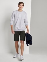 Strukturiertes Sweatshirt - Männer - grey stripy structure Strukturiertes Sweatshirt - Männer - grey stripy structure - 3 - TOM TAILOR Denim