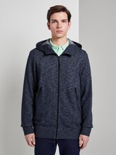 Sweatjacke mit Kapuze - Männer - Sky Captain Blue Non-Solid Sweatjacke mit Kapuze - Männer - Sky Captain Blue Non-Solid - 1 - TOM TAILOR Denim