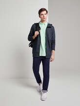 Sweatjacke mit Kapuze - Männer - Sky Captain Blue Non-Solid Sweatjacke mit Kapuze - Männer - Sky Captain Blue Non-Solid - 3 - TOM TAILOR Denim