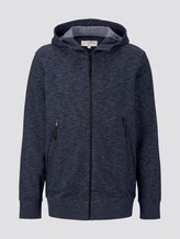 Sweatjacke mit Kapuze - Männer - Sky Captain Blue Non-Solid Sweatjacke mit Kapuze - Männer - Sky Captain Blue Non-Solid - 7 - TOM TAILOR Denim