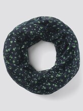 Gemusterter Schlauchschal - Frauen - navy green flower design Gemusterter Schlauchschal - Frauen - navy green flower design - 7 - TOM TAILOR