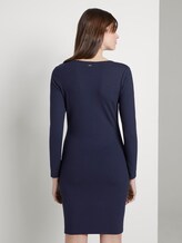 Bodycon Minikleid in Ripp-Optik - Frauen - Real Navy Blue Bodycon Minikleid in Ripp-Optik - Frauen - Real Navy Blue - 2 - TOM TAILOR Denim
