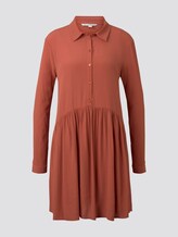Mini blouse dress - Women - fox orange Mini blouse dress - Women - fox orange - 7 - TOM TAILOR Denim