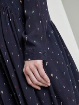 Gemustertes Mini Blusenkleid - Frauen - navy minimal print Gemustertes Mini Blusenkleid - Frauen - navy minimal print - 10 - TOM TAILOR Denim