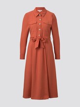 Strukturiertes Cargo Midikleid - Frauen - fox orange Strukturiertes Cargo Midikleid - Frauen - fox orange - 7 - TOM TAILOR Denim