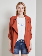 Strukturierter Trench Blazer - Frauen - fox orange Strukturierter Trench Blazer - Frauen - fox orange - 1 - TOM TAILOR Denim