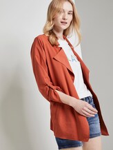 Strukturierter Trench Blazer - Frauen - fox orange Strukturierter Trench Blazer - Frauen - fox orange - 5 - TOM TAILOR Denim