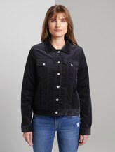 Jacke aus Cord - Frauen - dark navy Jacke aus Cord - Frauen - dark navy - 1 - TOM TAILOR Denim