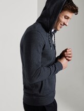 Strukturierte Sweatjacke - Männer - navy grindle stripe Strukturierte Sweatjacke - Männer - navy grindle stripe - 5 - TOM TAILOR