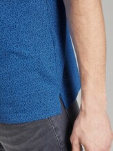 Gemustertes Poloshirt - Männer - victory blue white melange Gemustertes Poloshirt - Männer - victory blue white melange - 10 - TOM TAILOR