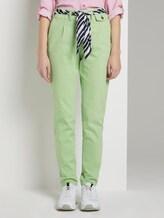 Paperbag trousers - Women - light pistachio green Paperbag trousers - Women - light pistachio green - 1 - TOM TAILOR