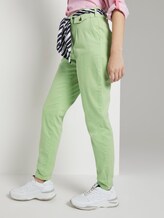 Paperbag trousers - Women - light pistachio green Paperbag trousers - Women - light pistachio green - 11 - TOM TAILOR